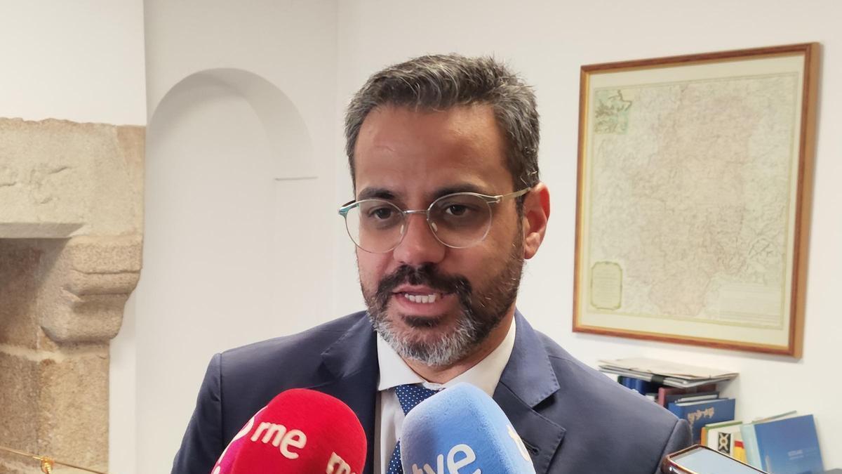El presidente de la Fempex, Manuel José González Andrade.