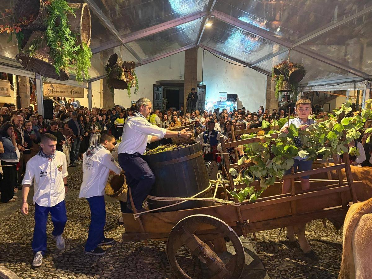 Fiesta de la Vendima, en Cangas del Narcea, el pasado año.