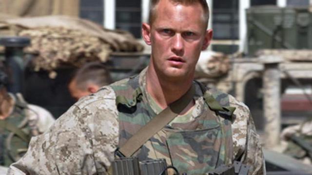 Alexander Skarsgård, en la serie 'Generation Kill', de David Simon.