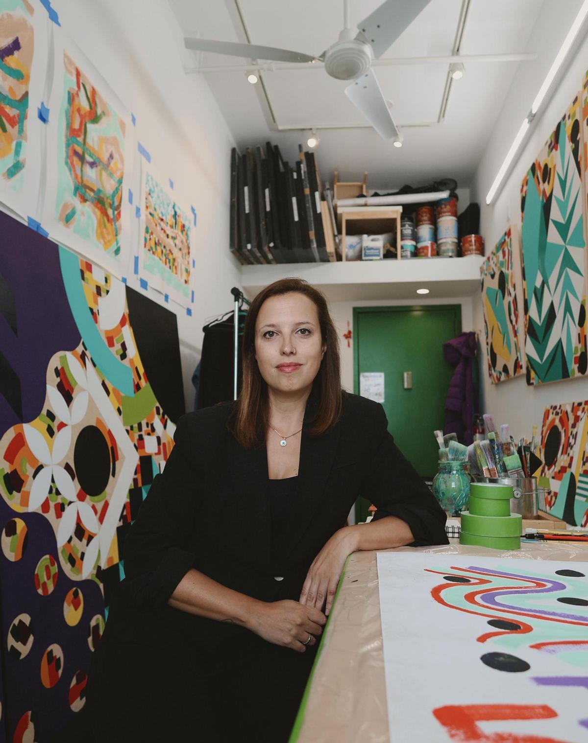 Vanesa Álvarez, artista viguesa afincada en New York.