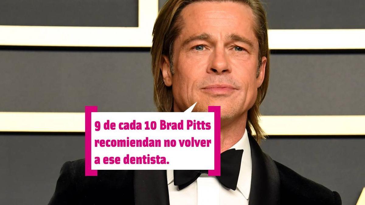 Brad Pitt no quiere que vuelvas a ese dentista