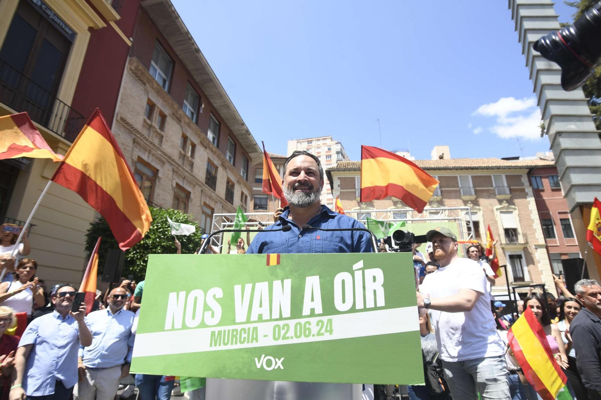 Acto de Santiago Abascal y Jorge Buxadé en Murcia