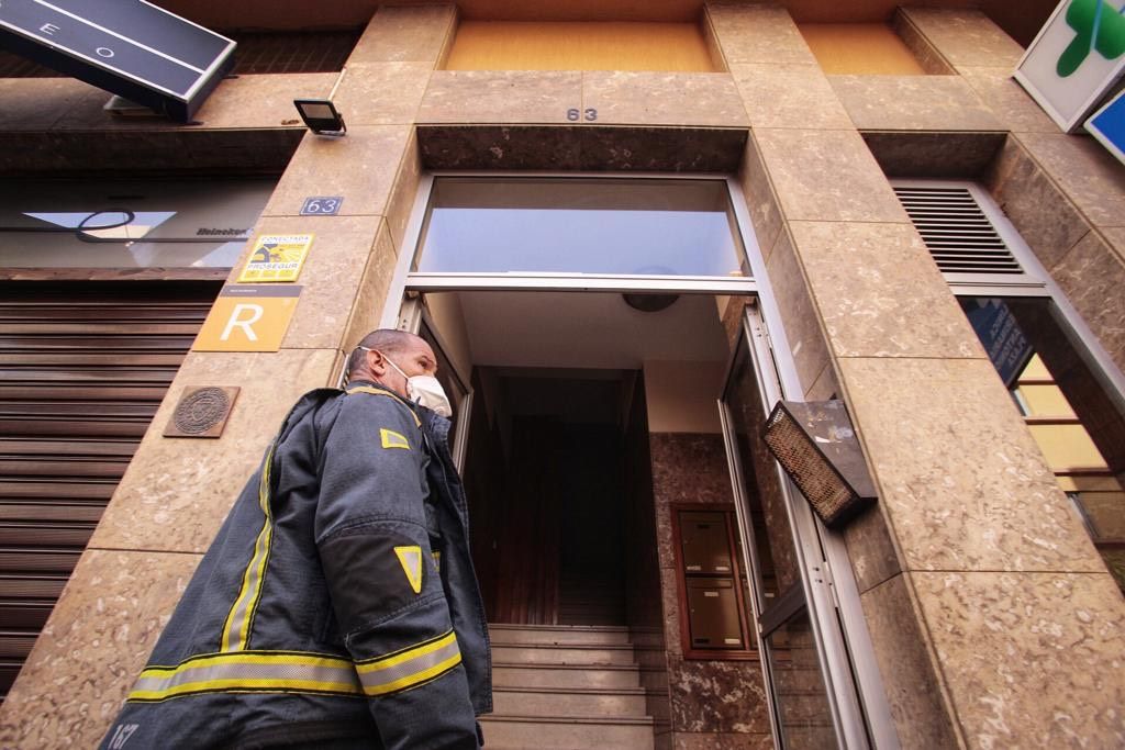 Incendio de una vivienda en Santa Cruz de Tenerife