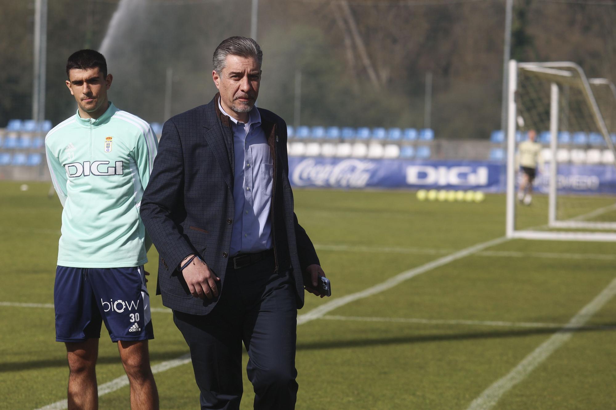 EN IMÁGENES: el entrenamiento del Oviedo