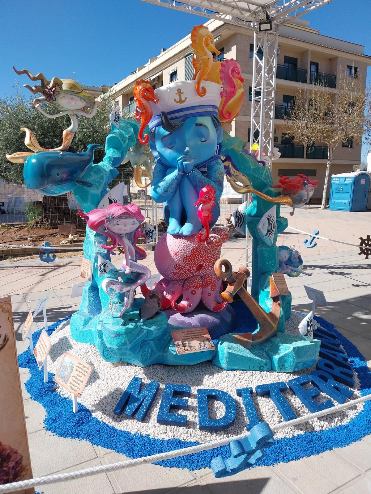 Falla infantil de Avinguda Germanies, segundo premio.