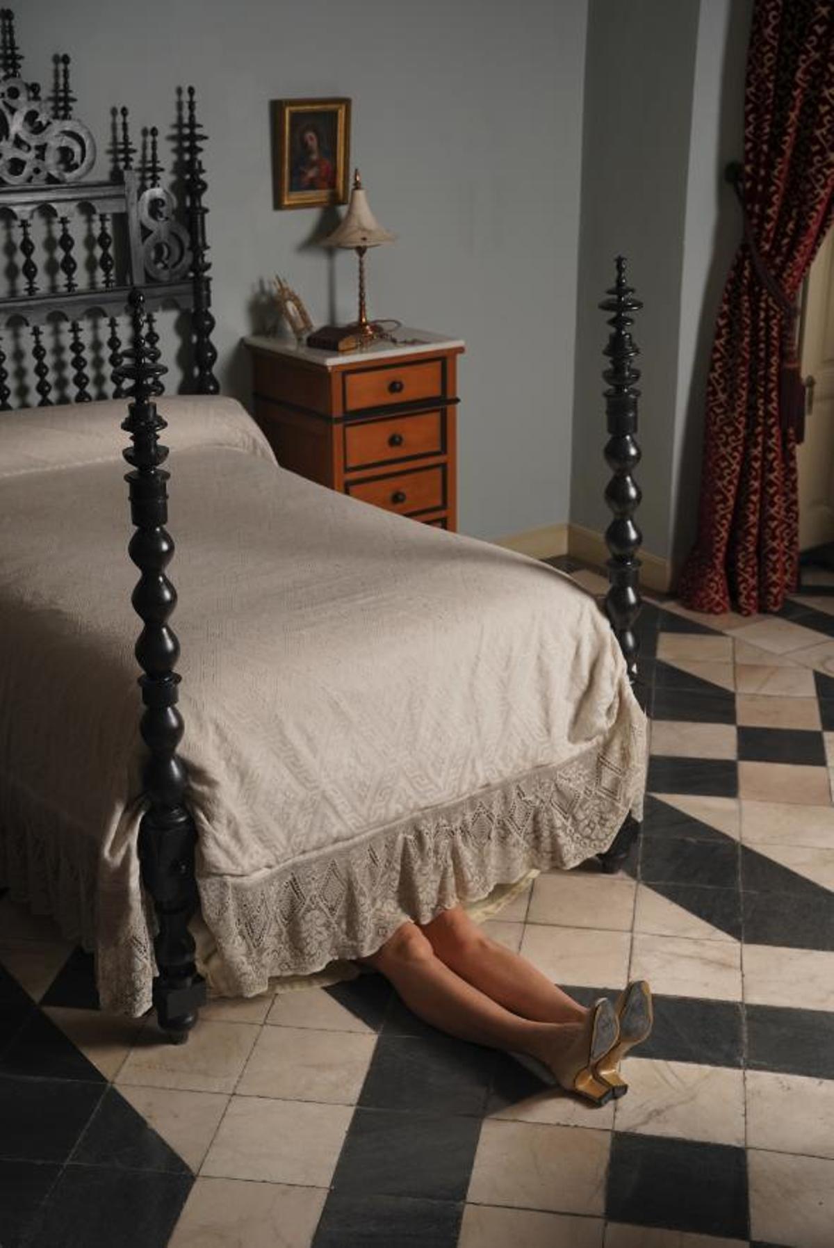 Otra imagen de la exposición de Miss Beige en el Museo Cerralbo.