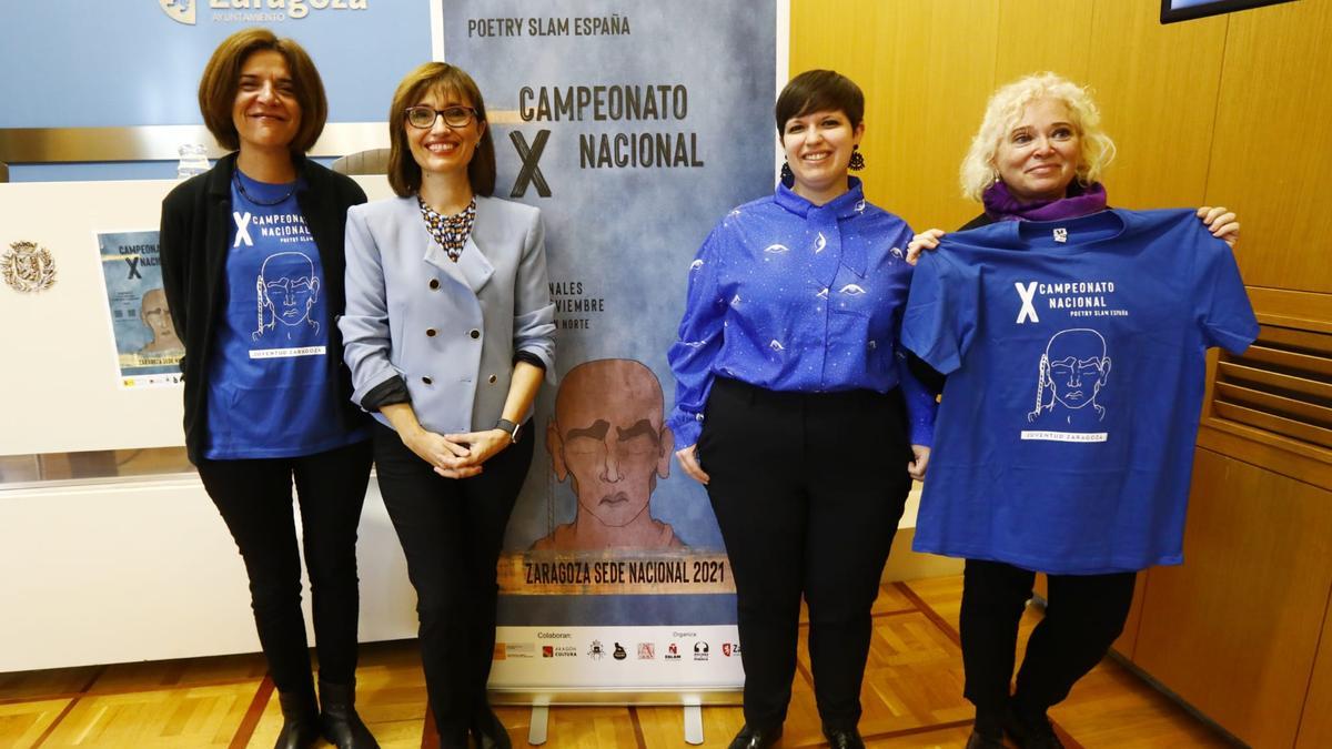 El X Campeonato Nacional de Poesía se ha presentado en el Ayuntamiento de Zaragoza.