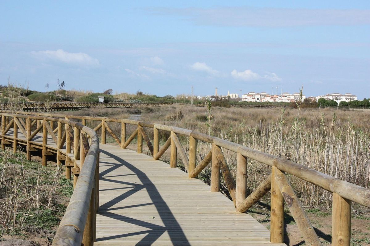 La playa de Camarón-La Laguna, considerada una de las mejores playas de Cádiz