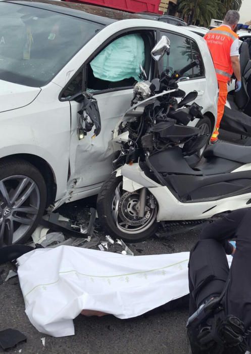 Un motorista de 55 años muere en un accidente en Valencia