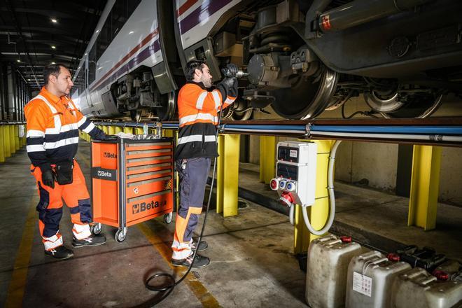 Así es el taller ferroviario de Badajoz