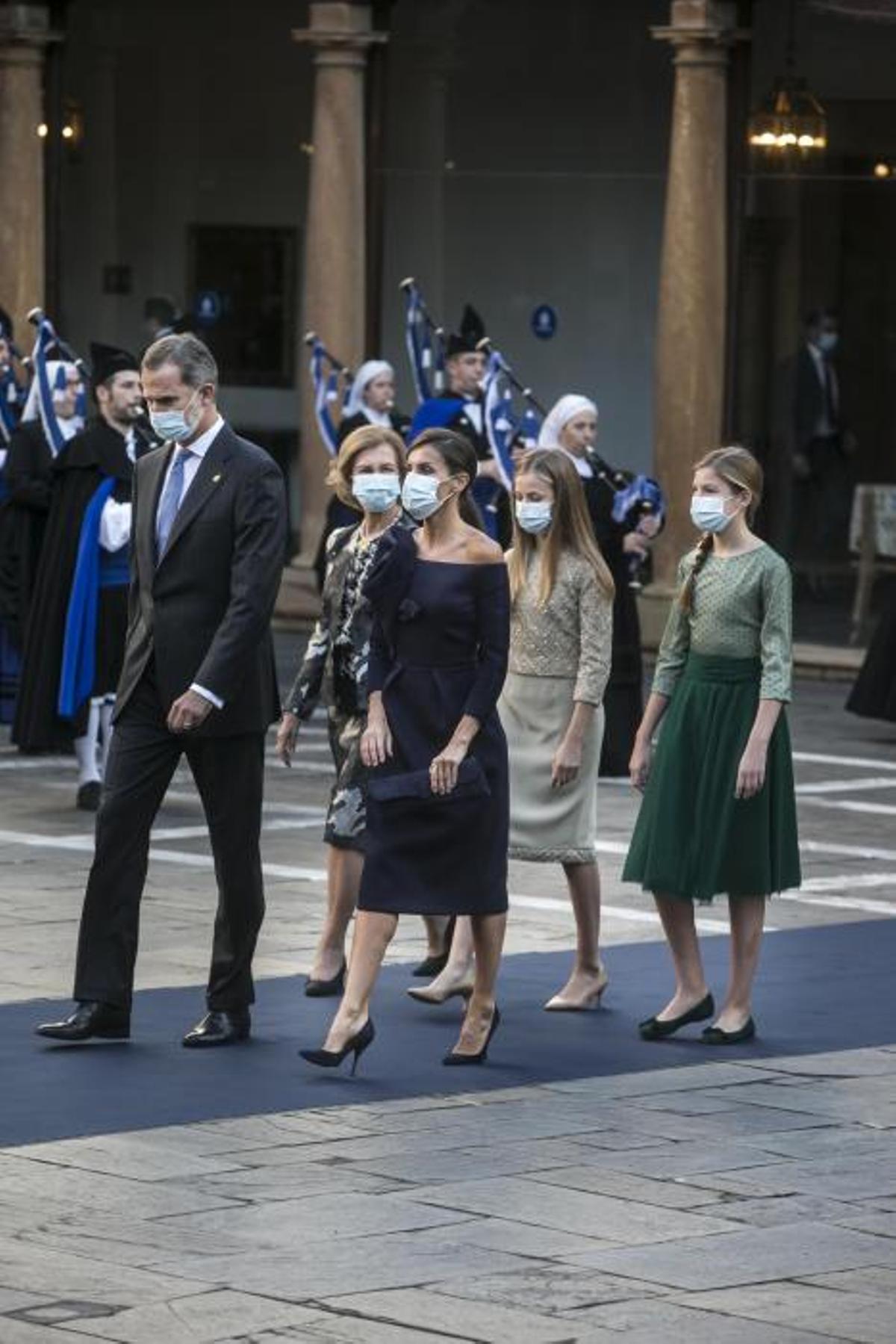 Premios Princesa de Asturias 2020: Así fue la escueta alfombra azul Premios Princesa de Asturias 2020: Así fue la escueta alfombra azul