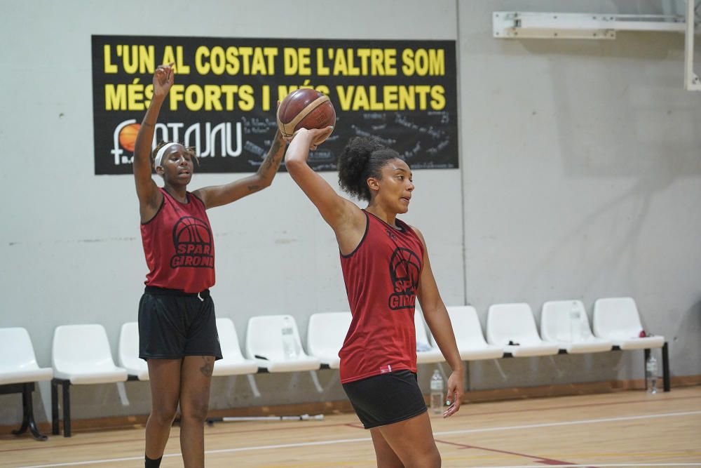 Primer entrenament grupal de l'Spar Girona