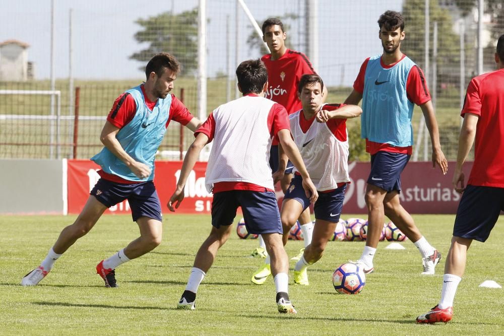 Entrenamiento del Sporting