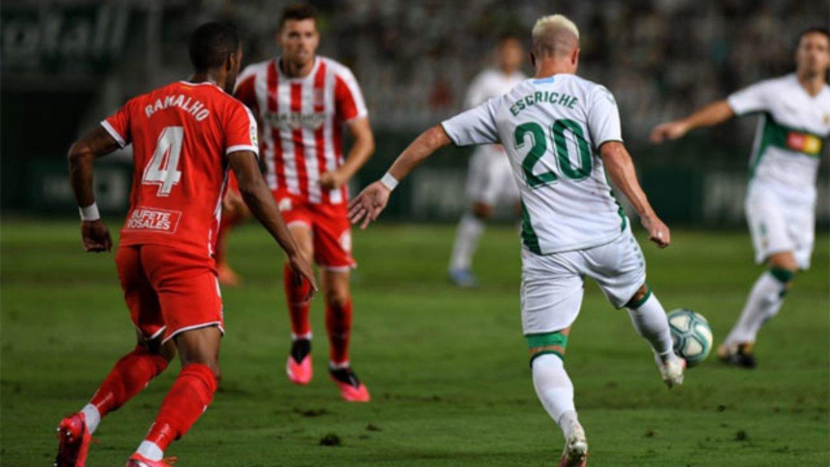 El partido de ida entre el Girona y el Elche quedó marcado por un empate a cero