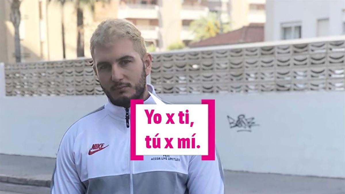 Omar Montes con bocadillo: &quot;Yo x ti, tú x mí&quot;