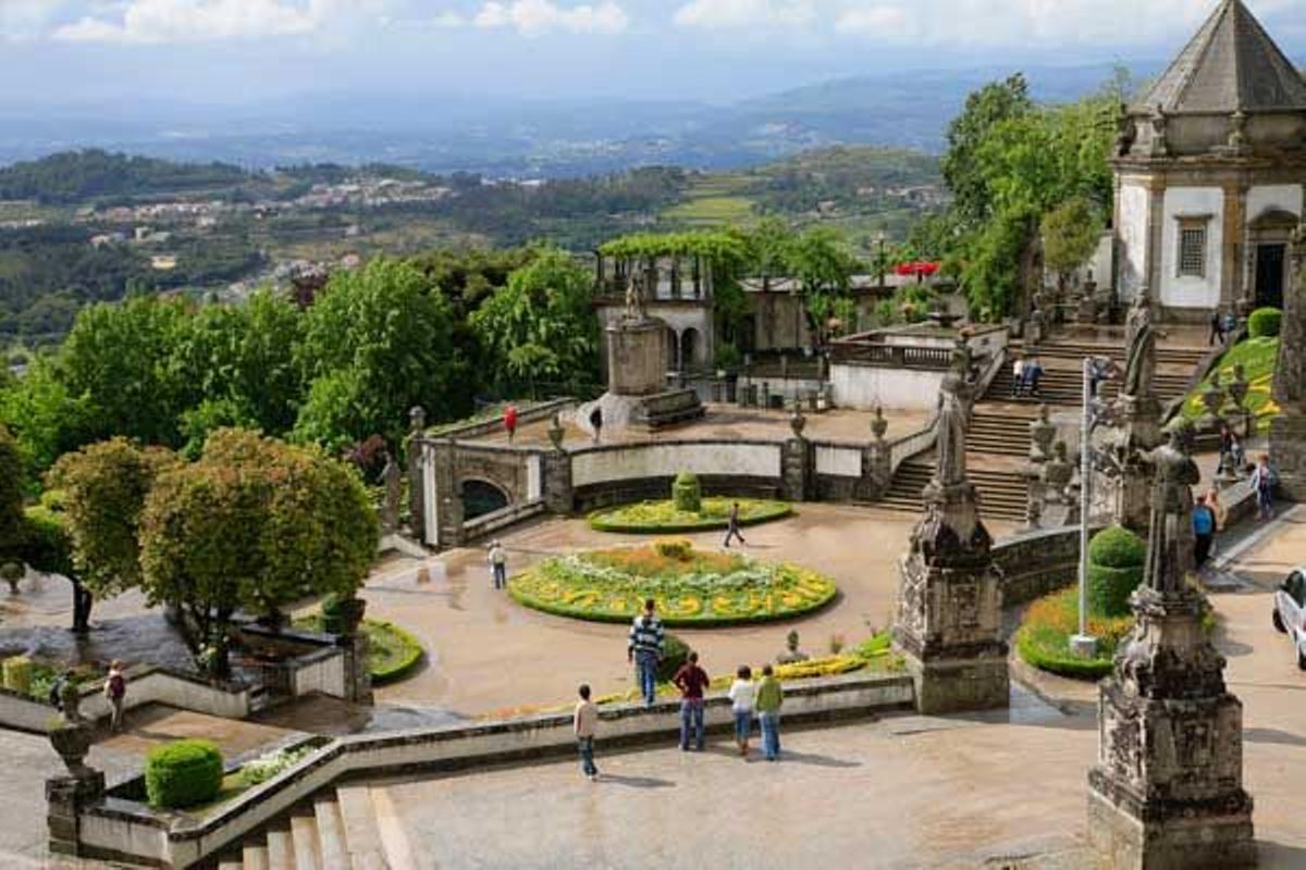Vista del Santuario Bom Jesus Do Monte.