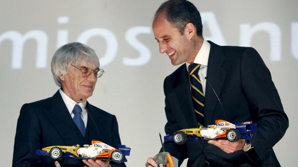 Francisco Camps junto a Bernie Ecclestone