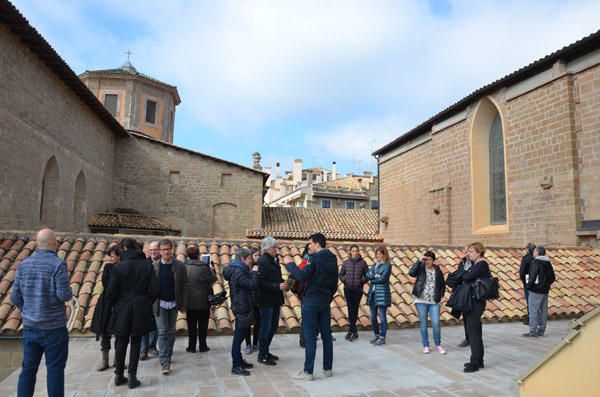 Visita a la teulada de la Catedral de Solsona