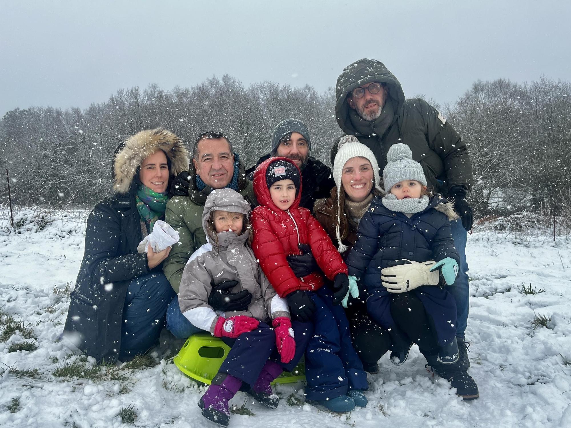 Galicia se tiñe de blanco: nieve, hielo y granizo por toda la comunidad