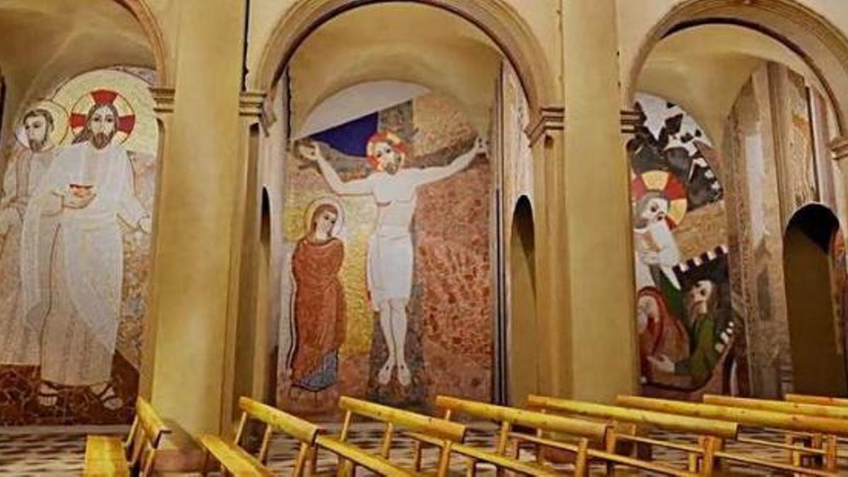 Santuari de la Cova de Sant Ignasi amb els mosaics de Marko Rupnik