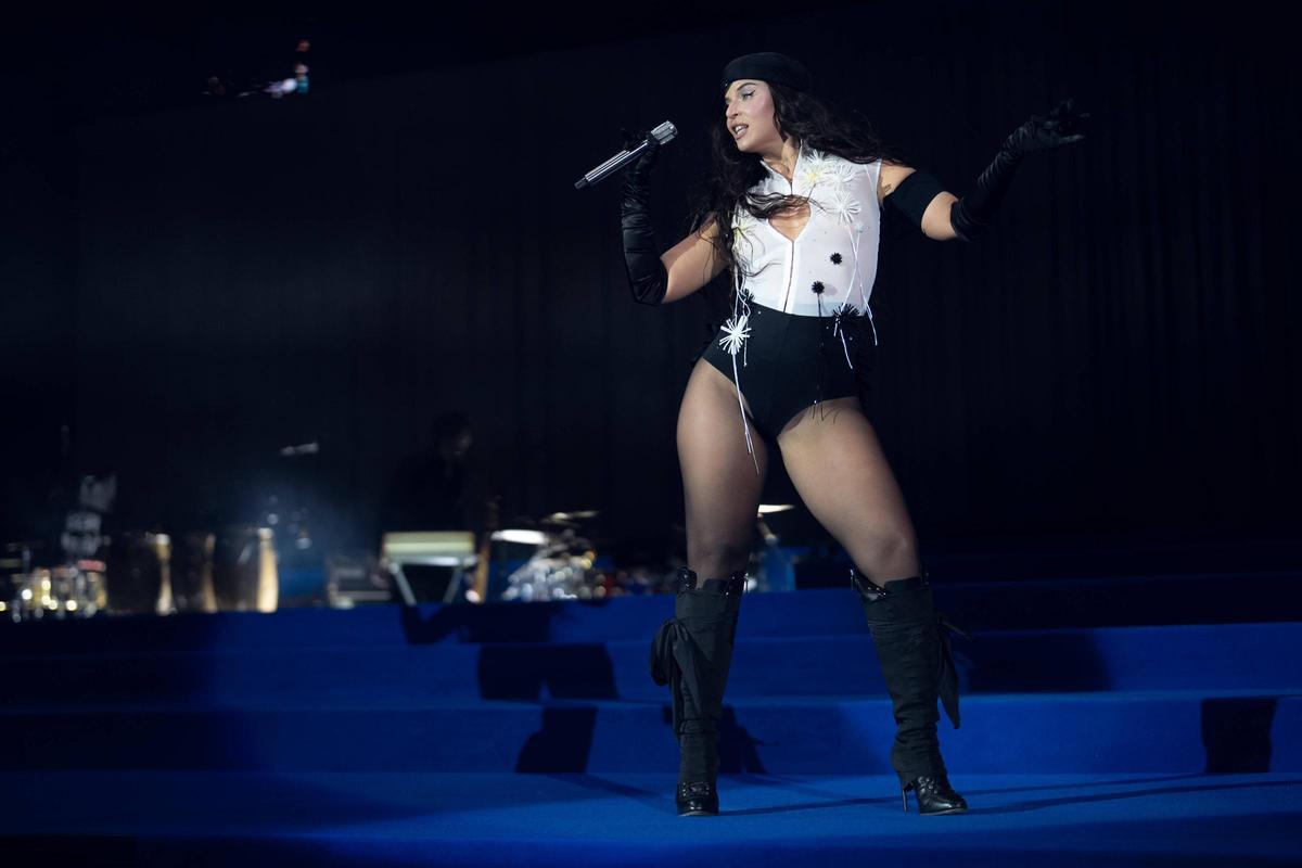. Concierto de Nathy Peluso en el Palau Sant Jordi.