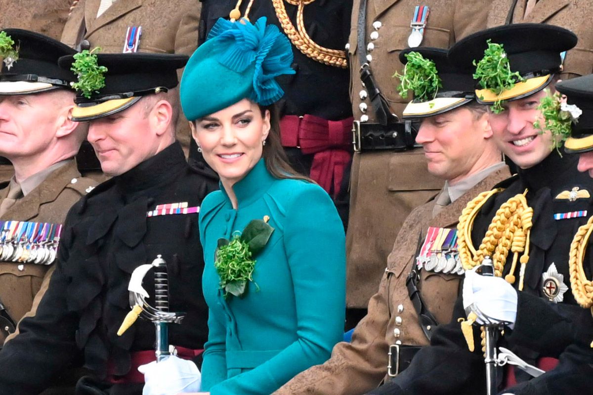 Kate Middleton, protagonista del día de San Patricio con ’total look’ verde militar