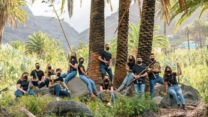 Joven Orquesta de Canarias, cuyos conciertos de este semana se aplzan por detectarse cuatro casos de covid.