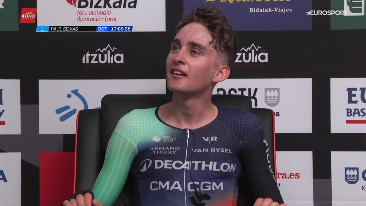 Seixas, tras la contrarreloj inaugural de la Itzulia