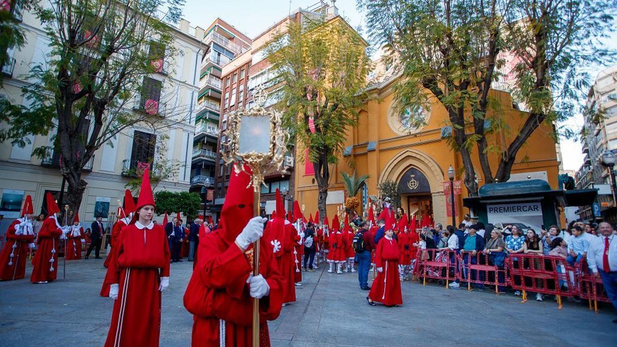 Procesión de La Caridad en Murcia.