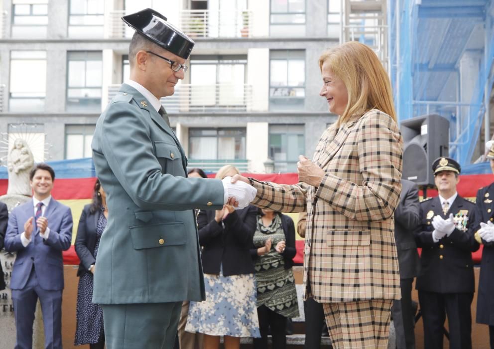 La Guardia Civil celebró ayer su día grande, el de su patrona la Virgen del Pilar, coincidiendo con una efeméride especial para este cuerpo, su 175 aniversario.