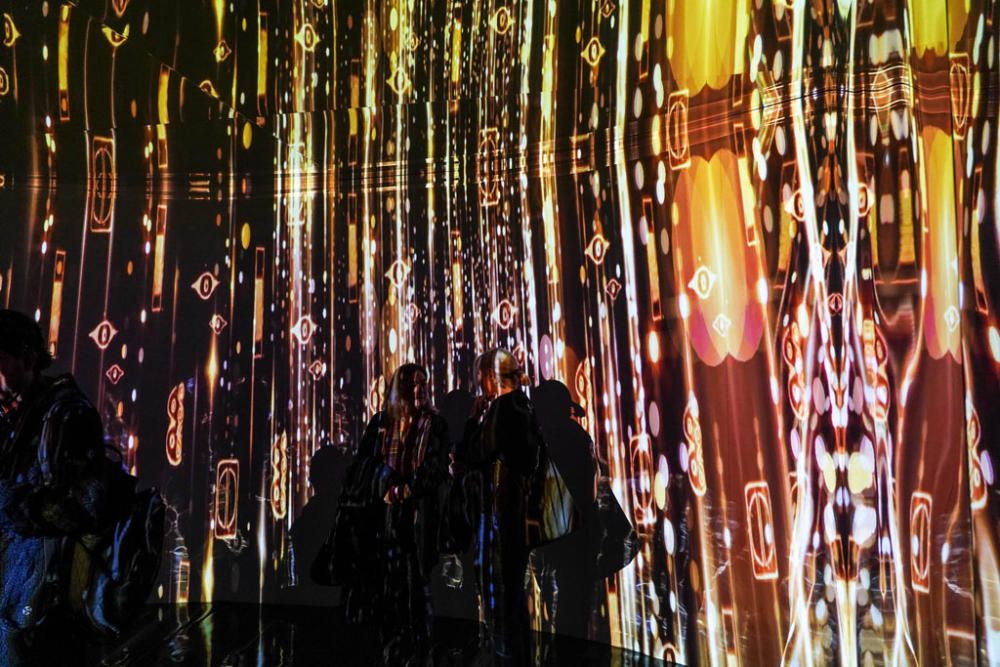 Exposición inmersiva 'El oro de Klimt'.