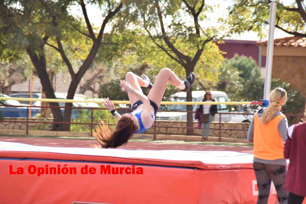 Regional absoluto y sub-23 de atletismo en Lorca