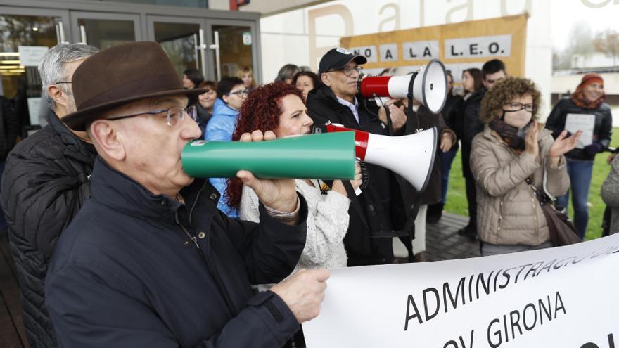 La vaga de funcionaris de justícia comença amb un seguiment del 9,5% a Girona