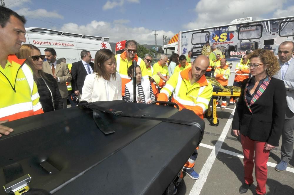 Asturias estrena nueva flota de ambulancias