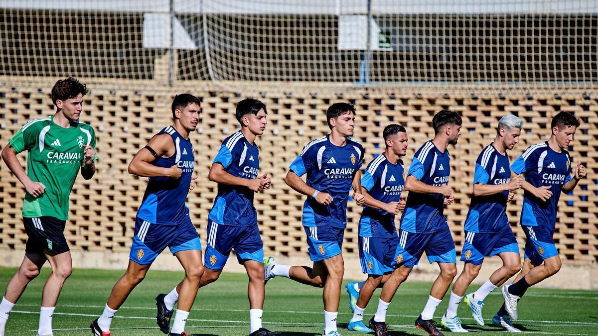Vídeo | Primer entrenamiento del Real Zaragoza tras el descenso a Primera Federación