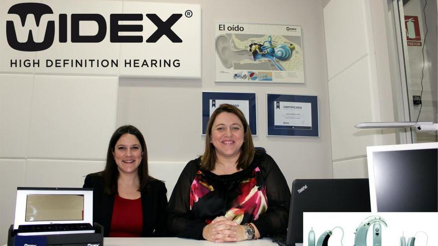 Responsables del centro Widex de Murcia.