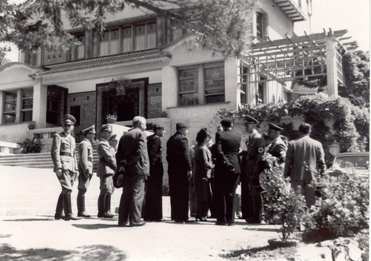 Fiesta de inauguración del chalé Casas, residencia nazi durante la Guerra Mundial