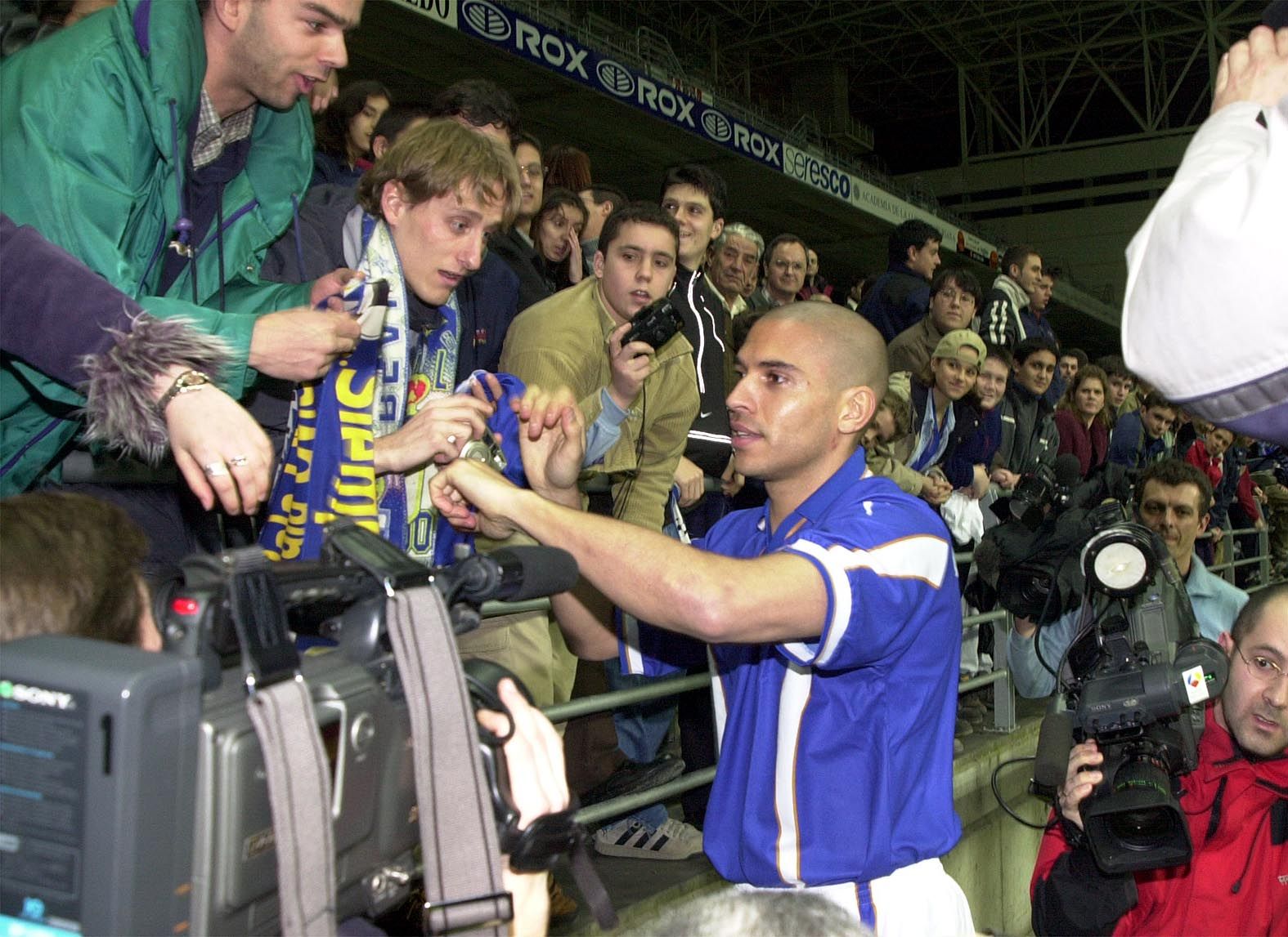 El paso de Collymore por el Oviedo, en imágenes