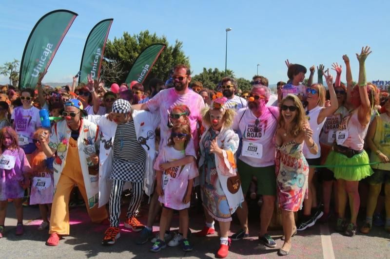 Búscate en la primera Unicaja Color Road de Málaga