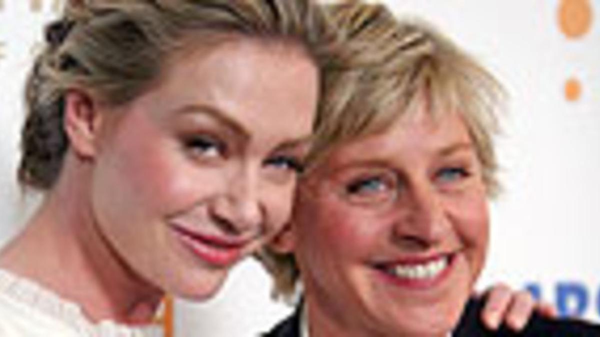 Portia de Rossi y Ellen DeGeneres.