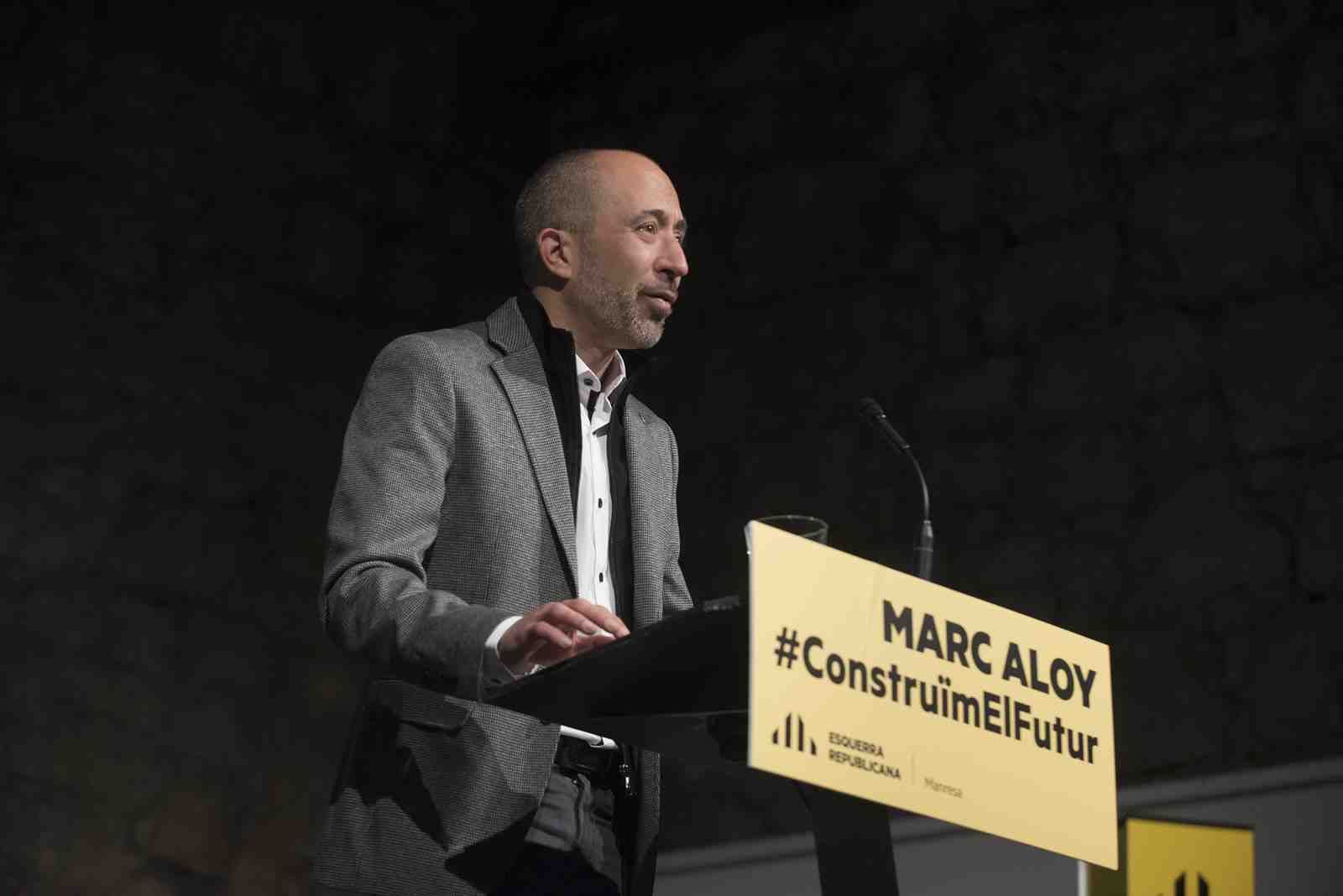 Acte de presentació de l'alcaldable per ERC a Manresa, Marc Aloy