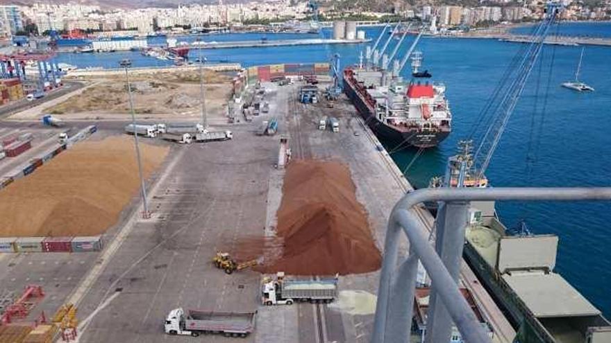 El tráfico del puerto cae un 3,8% en el primer semestre por la huelga de estibadores