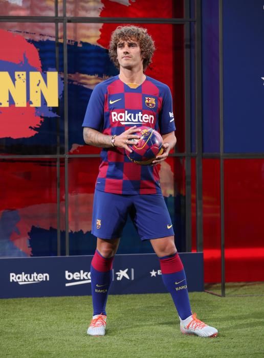 Presentación de Antoine Griezmann con el Barcelona