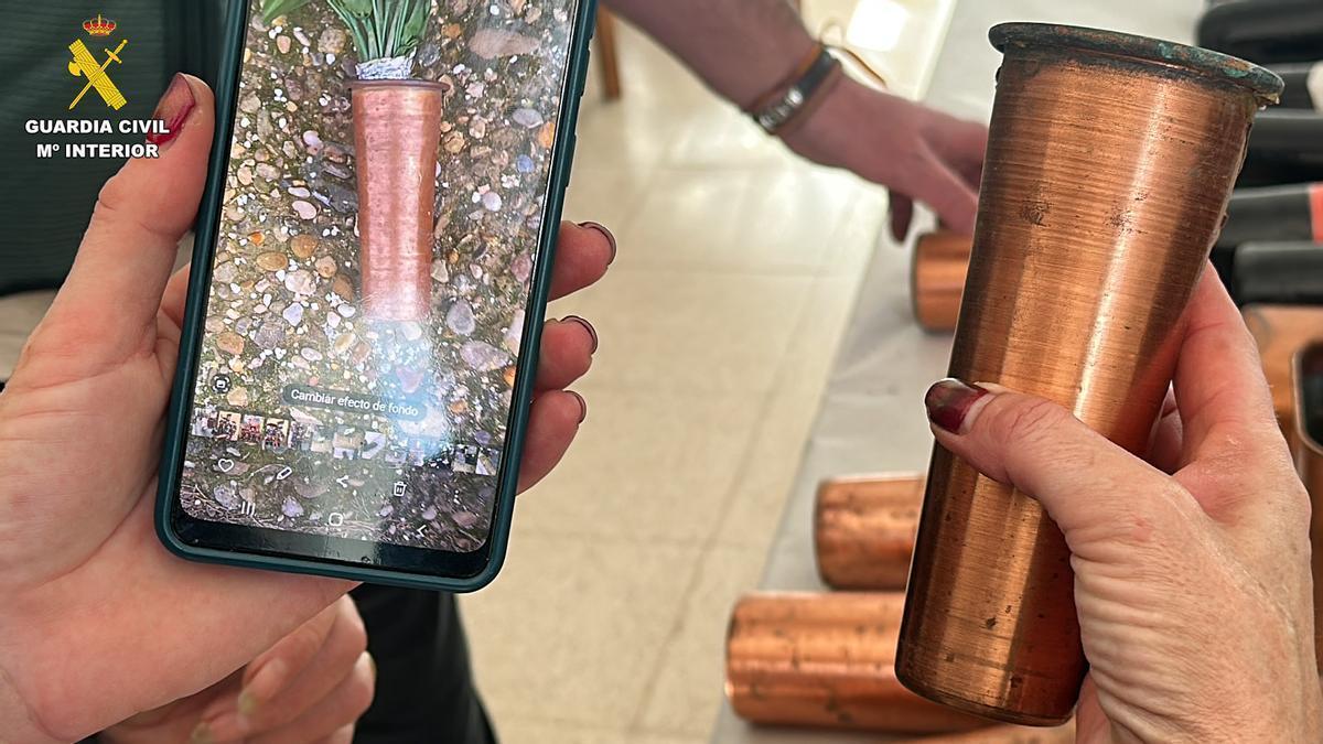 La Guardia Civil investiga a dos vecinos de Tarazona por el robo en tumbas de diez cementerios de Aragón, La Rioja, Castilla y León y País Vasco