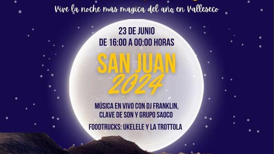 Todo preparado para celebrar la Noche de San Juan en los Charcos de Valleseco