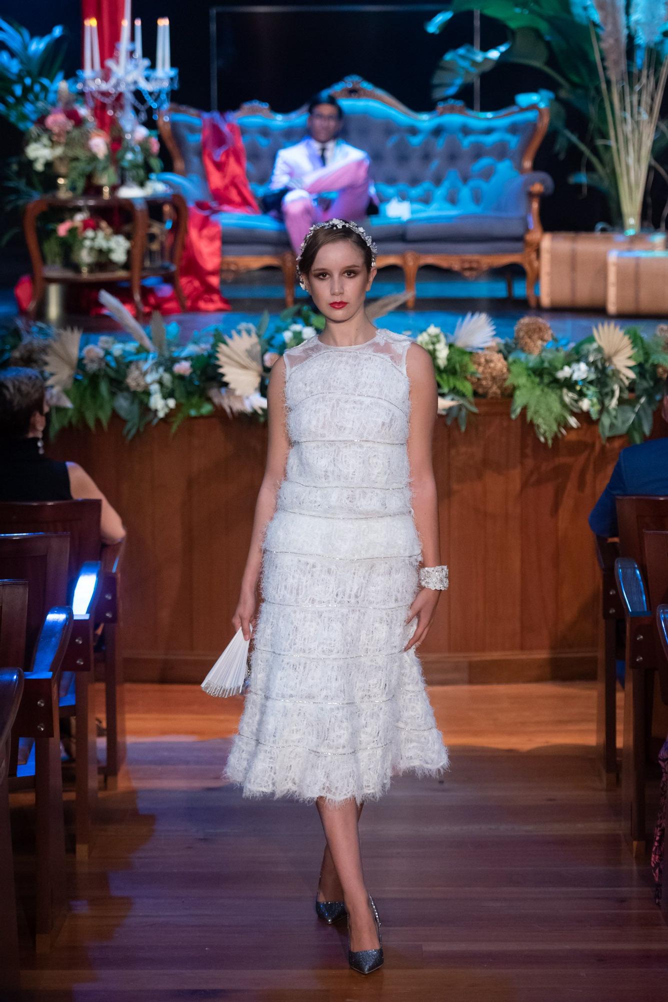 Desfile de Ogadenia Díaz y Lucas Balboa en Moda Cálida