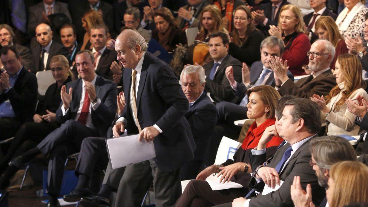 Acto del PP al que acudieron, entre otros, Francisco Martínez, Jorge Fernández Díaz y María Dolores de Cospedal.