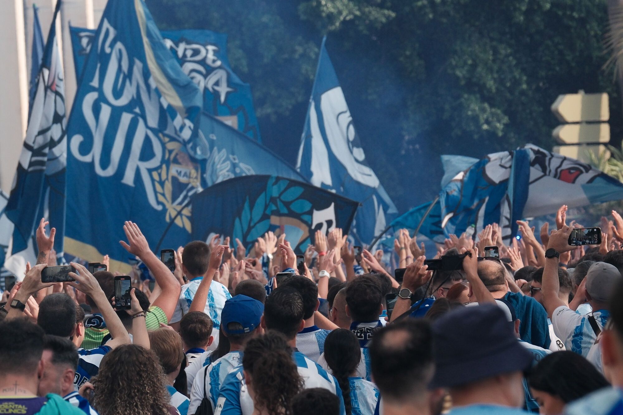 Recibimiento al Málaga CF
