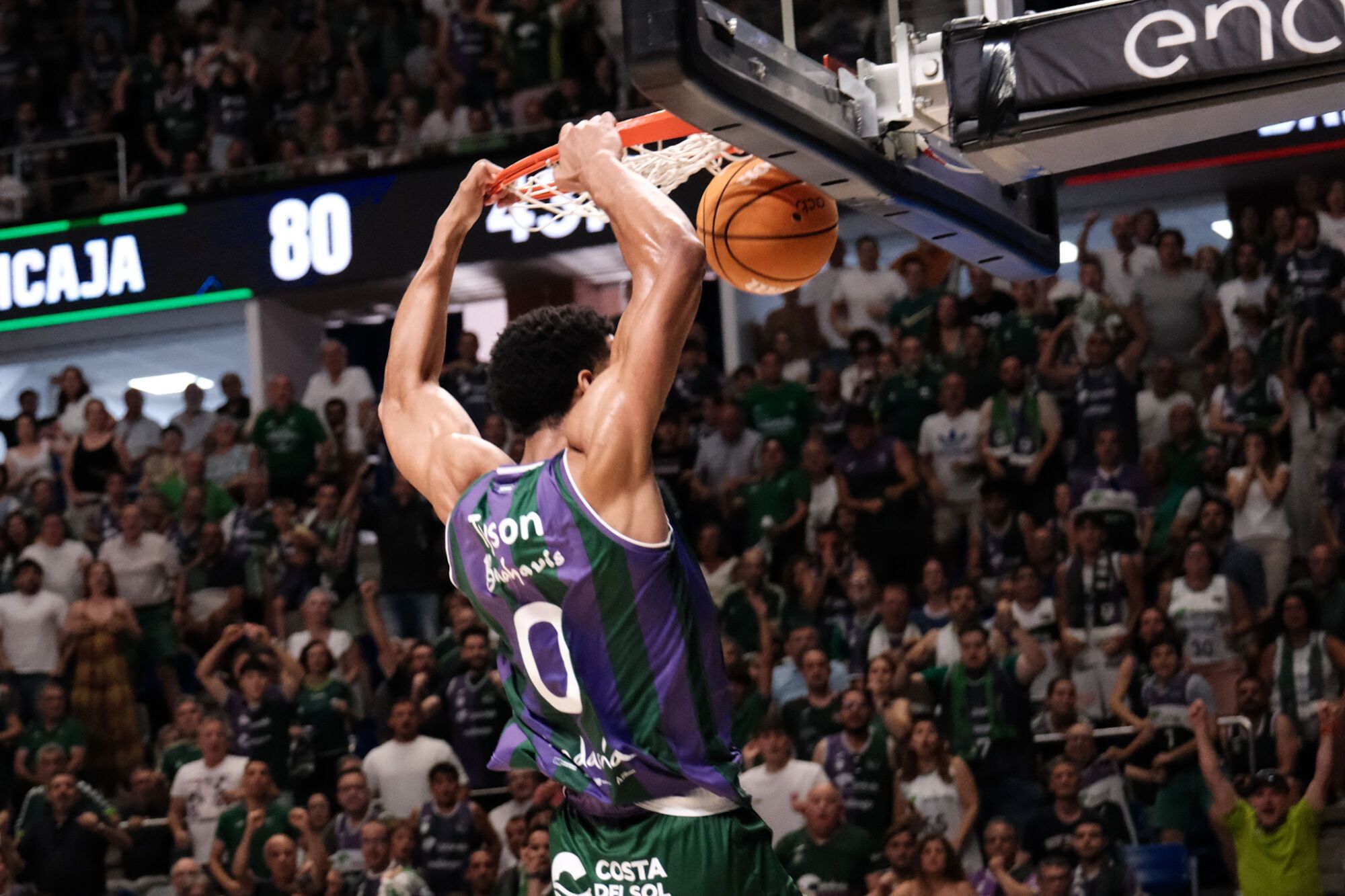 Tercer partido de los cuartos de final ACB I Unicaja - Málaga