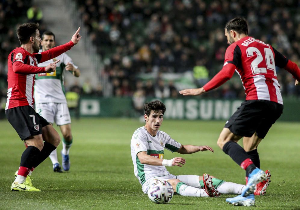 El Elche aguanta hasta el séptimo penalti pero cae ante el Athletic en la Copa del Rey